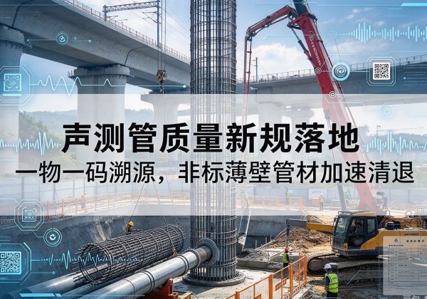 开平声测管质量新规落地，一物一码溯源，非标薄壁管材加速清退